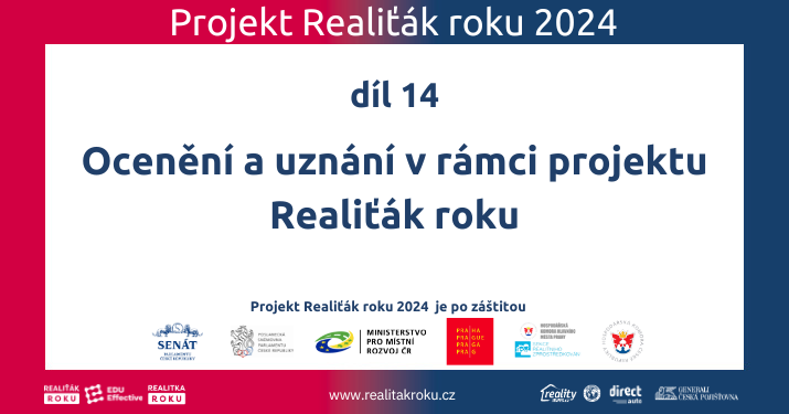 Ocenění a uznání v rámci projektu Realiťák roku