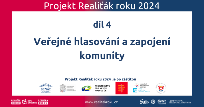 Veřejné hlasování a zapojení komunity v projektu Realiťák roku