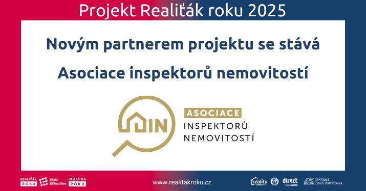 Novým partnerem projektu je Asociace inspektorů nemovitostí