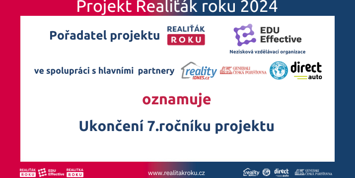 7. ročník projektu Realiťák roku je u konce,  výsledky se dozvíme 13.1.2025!